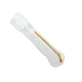 3" RASTA RIBBON LINE CHILLUM | 1CT